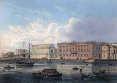 Marble Palace in Saint Petersburg by Joseph Maria Charlemagne Baudet